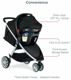 Britax B-Lively & B-Safe Gen2 Travel System - Eclipse Black SafeWash 10 Britax B-Lively & B-Safe Gen2 Travel System - Eclipse Black SafeWash -Britax || Graco || Maxi-Cosi Shop britax b lively b safe gen2 travel system eclipse black safewash 163