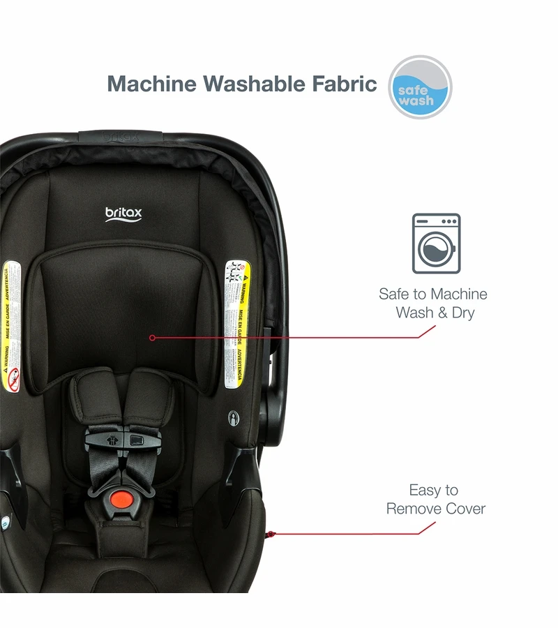 Britax B-Lively & B-Safe Gen2 Travel System - Eclipse Black SafeWash 5 Britax B-Lively & B-Safe Gen2 Travel System - Eclipse Black SafeWash - Image 5