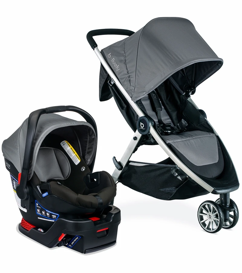 Britax B-Lively & B-Safe Gen2 Travel System - Greystone (SafeWash) 1 Britax B-Lively & B-Safe Gen2 Travel System - Greystone (SafeWash)