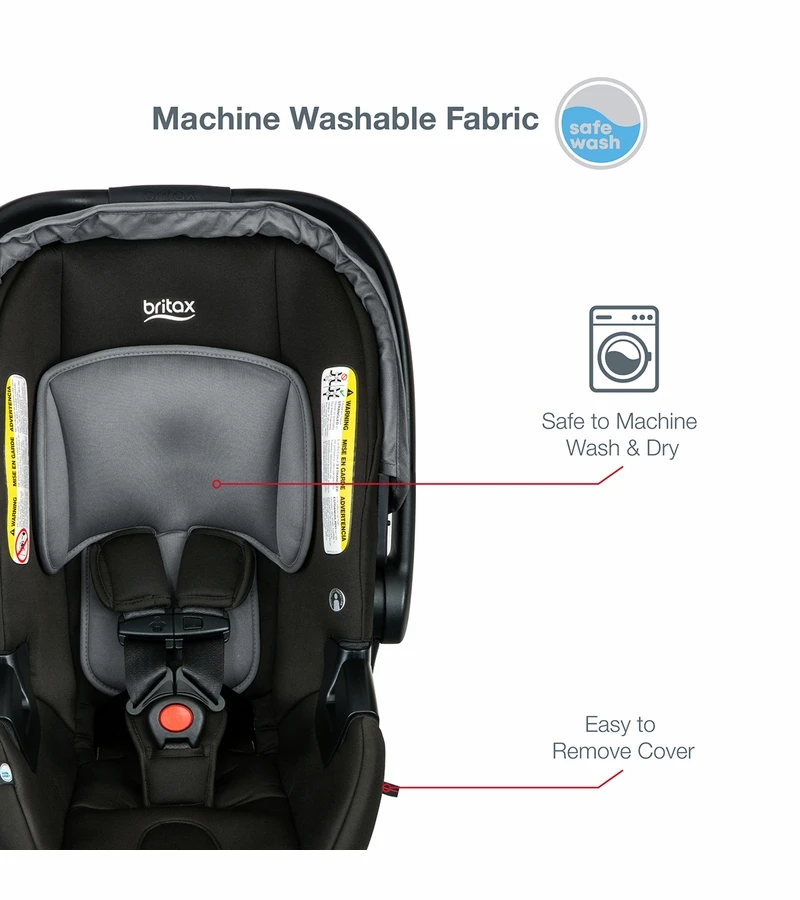 Britax B-Lively & B-Safe Gen2 Travel System - Greystone (SafeWash) 6 Britax B-Lively & B-Safe Gen2 Travel System - Greystone (SafeWash) - Image 6