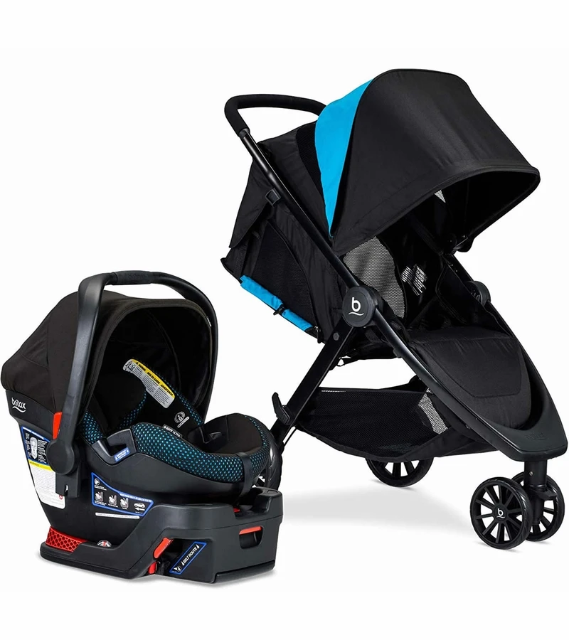 Britax B-Lively & B-Safe Ultra Travel System - Cool Flow Teal 1 Britax B-Lively & B-Safe Ultra Travel System - Cool Flow Teal
