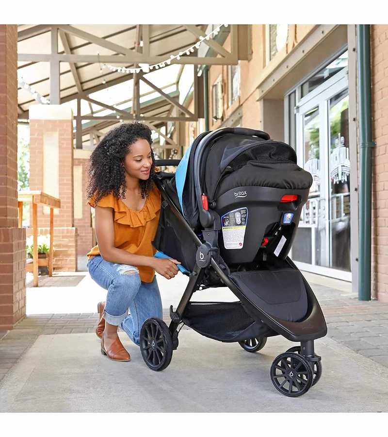 Britax B-Lively & B-Safe Ultra Travel System - Cool Flow Teal 4 Britax B-Lively & B-Safe Ultra Travel System - Cool Flow Teal - Image 4