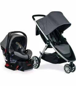 Britax B-Lively & B-Safe Ultra Travel System - Gris