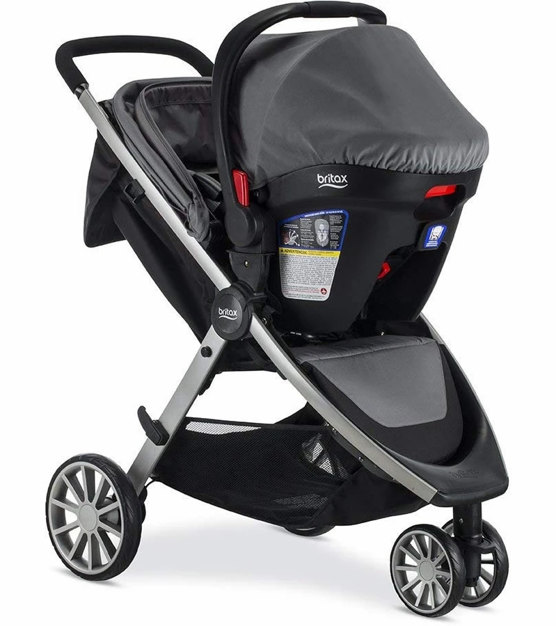 Britax B-Lively & B-Safe Ultra Travel System - Gris 2 Britax B-Lively & B-Safe Ultra Travel System - Gris - Image 2
