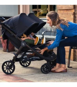 Britax B-Lively Double Stroller + B-Safe Gen2 Travel System - Dove / Black 12 Britax B-Lively Double Stroller + B-Safe Gen2 Travel System - Dove / Black -Britax || Graco || Maxi-Cosi Shop britax b lively double stroller b safe gen2 travel system dove black 147