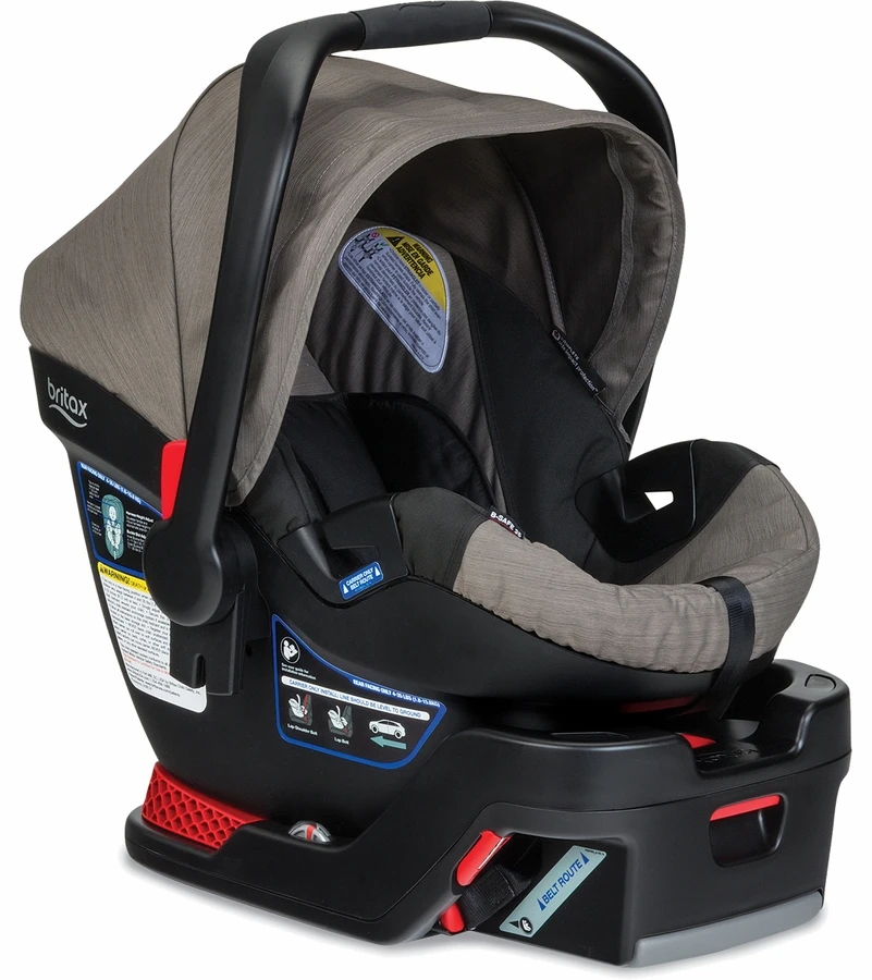 Britax B-Safe 35 Infant Car Seat - Slate Strie 3 Britax B-Safe 35 Infant Car Seat - Slate Strie - Image 3