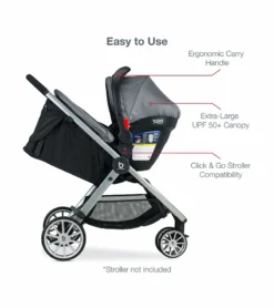 Britax B-Safe Gen2 Lightweight Infant Car Seat - Greystone (SafeWash) -Britax || Graco || Maxi-Cosi Shop britax b safe gen2 lightweight infant car seat greystone safewash 36