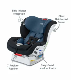 Britax Boulevard ClickTight Convertible Car Seat - Blue Contour (SafeWash) 11 Britax Boulevard ClickTight Convertible Car Seat - Blue Contour (SafeWash) -Britax || Graco || Maxi-Cosi Shop britax boulevard clicktight convertible car seat blue contour safewash 155