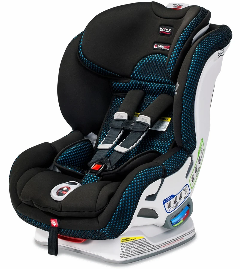 Britax Boulevard ClickTight Convertible Car Seat - Cool Flow Teal 1 Britax Boulevard ClickTight Convertible Car Seat - Cool Flow Teal