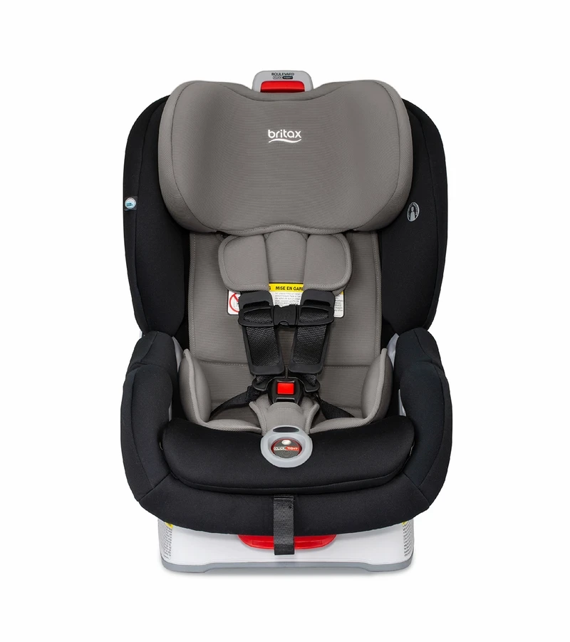 Britax Boulevard ClickTight Convertible Car Seat - Gray Contour (SafeWash) 2 Britax Boulevard ClickTight Convertible Car Seat - Gray Contour (SafeWash) - Image 2