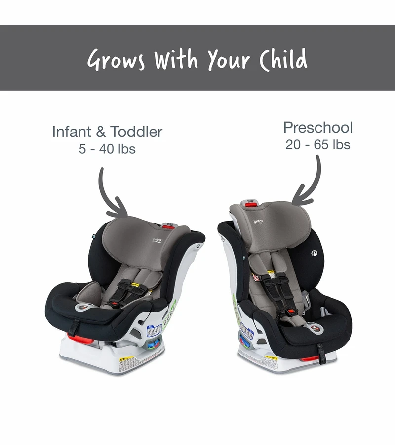 Britax Boulevard ClickTight Convertible Car Seat - Gray Contour (SafeWash) 4 Britax Boulevard ClickTight Convertible Car Seat - Gray Contour (SafeWash) - Image 4