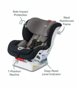 Britax Boulevard ClickTight Convertible Car Seat - Gray Contour (SafeWash) 11 Britax Boulevard ClickTight Convertible Car Seat - Gray Contour (SafeWash) -Britax || Graco || Maxi-Cosi Shop britax boulevard clicktight convertible car seat gray contour safewash 158