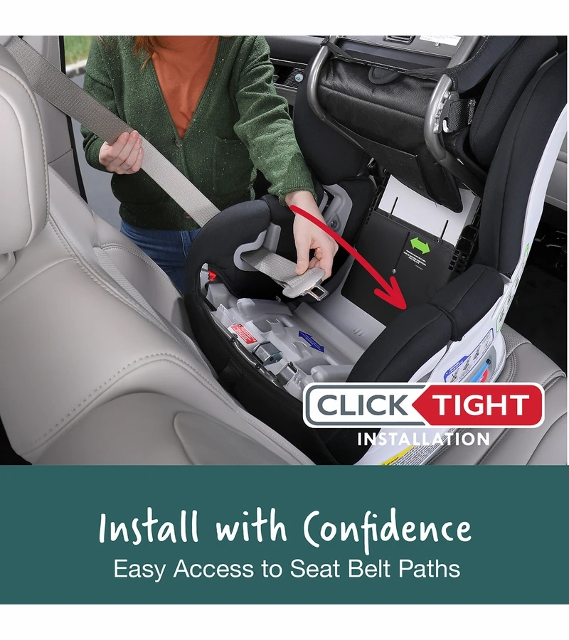 Britax Boulevard ClickTight Convertible Car Seat - Green Contour (SafeWash) 6 Britax Boulevard ClickTight Convertible Car Seat - Green Contour (SafeWash) - Image 6