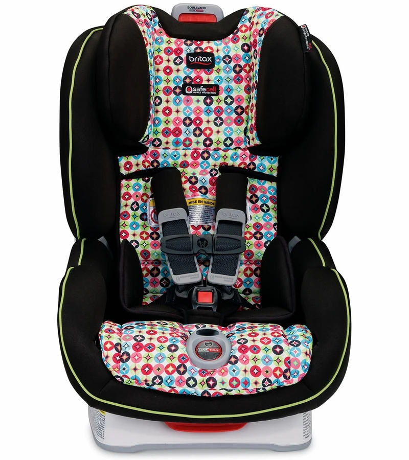Britax Boulevard ClickTight Convertible Car Seat - Kaleidoscope 3 Britax Boulevard ClickTight Convertible Car Seat - Kaleidoscope - Image 3