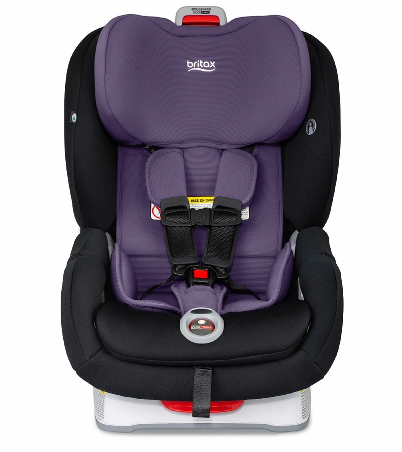 Britax Boulevard ClickTight Convertible Car Seat - Purple Contour (SafeWash) 2 Britax Boulevard ClickTight Convertible Car Seat - Purple Contour (SafeWash) - Image 2
