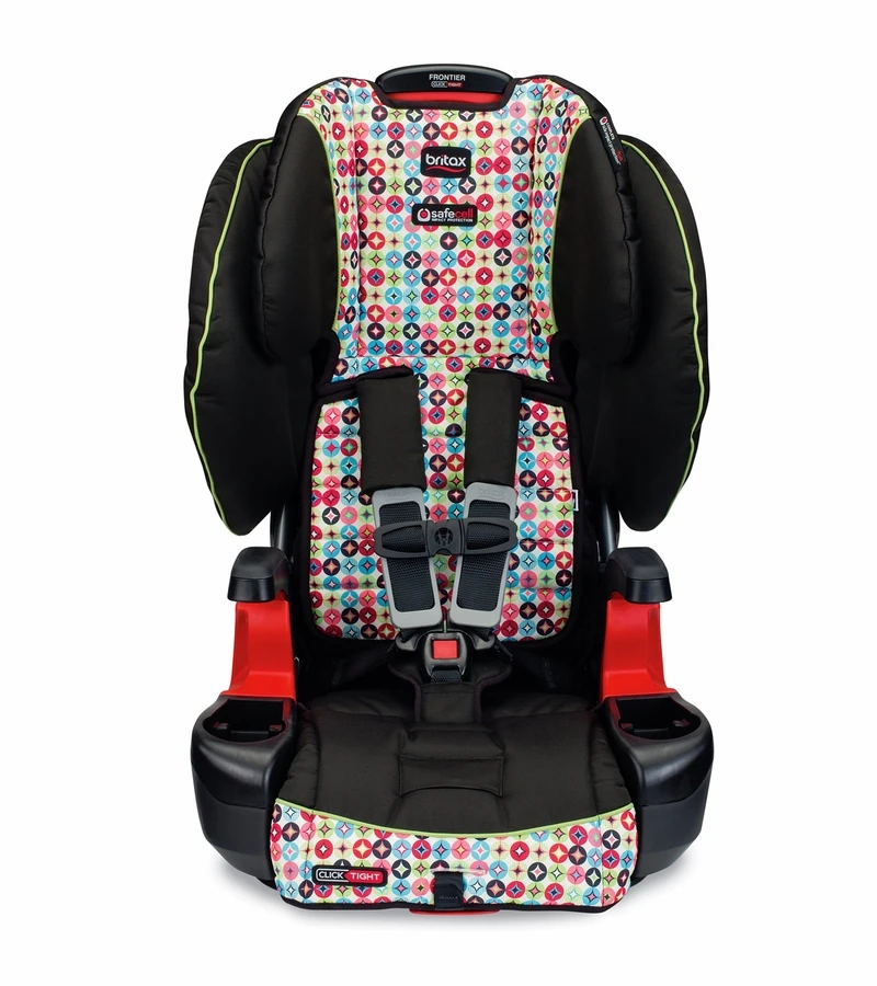 Britax Frontier ClickTight Harness Booster Car Seat - Kaleidoscope 3 Britax Frontier ClickTight Harness Booster Car Seat - Kaleidoscope - Image 3
