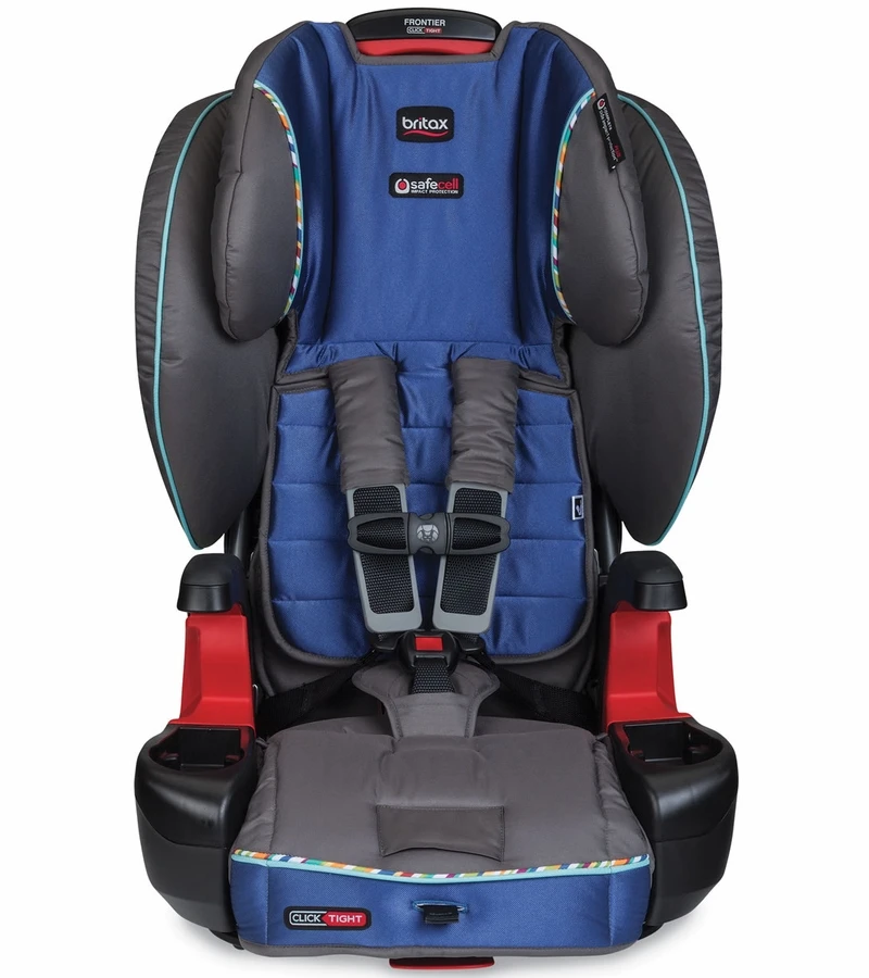 Britax Frontier Clicktight Harness Booster Car Seat - Liberty Sapphire 2 Britax Frontier Clicktight Harness Booster Car Seat - Liberty Sapphire - Image 2