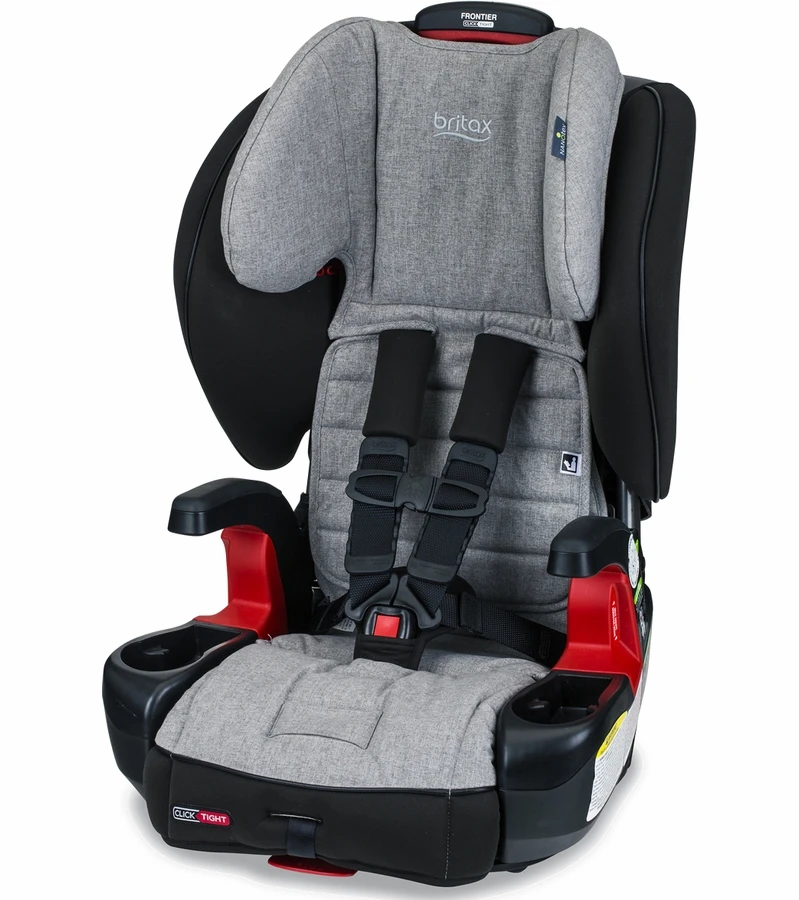 Britax Frontier ClickTight Harness Booster Car Seat - Nanotex (Moisture, Odor, And Stain Resistant Fabric) 3 Britax Frontier ClickTight Harness Booster Car Seat - Nanotex (Moisture, Odor, And Stain Resistant Fabric) - Image 3