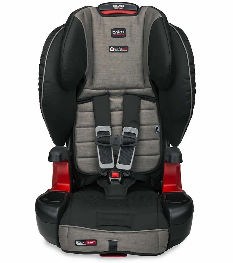Britax Frontier ClickTight Harness Booster Car Seat - Slate Strie 2 Britax Frontier ClickTight Harness Booster Car Seat - Slate Strie - Image 2