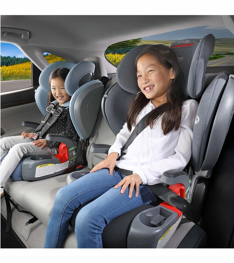 Britax Grow With You ClickTight Harness Booster Car Seat - Black Contour 7 Britax Grow With You ClickTight Harness Booster Car Seat - Black Contour - Image 7