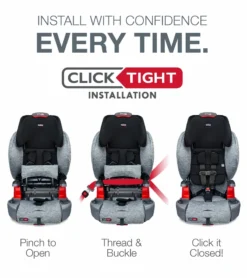 Britax Grow With You Clicktight Harness Booster Car Seat - Clean Comfort [New Version Of The Frontier] -Britax || Graco || Maxi-Cosi Shop britax grow with you clicktight harness booster car seat clean comfort new version of the frontier 46