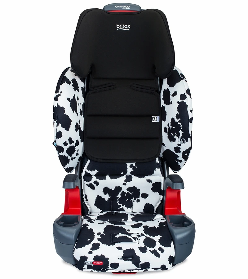 Britax Grow With You ClickTight Harness Booster Car Seat - Cowmooflage (Safewash) 3 Britax Grow With You ClickTight Harness Booster Car Seat - Cowmooflage (Safewash) - Image 3