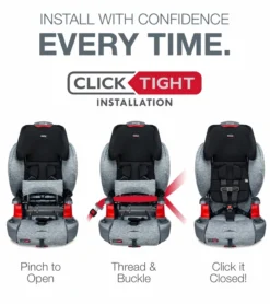 Britax Grow With You ClickTight Harness Booster Car Seat - Otto SafeWash (Flame Retardant-Free) (Albee Exclusive) [New Version Of The Frontier] -Britax || Graco || Maxi-Cosi Shop britax grow with you clicktight harness booster car seat otto safewash flame retardant free albee exclusive new version of the frontier 54