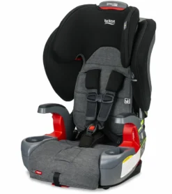 Britax Grow With You Clicktight Harness Booster Car Seat - StayClean Gray