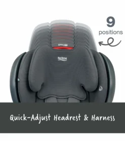 Britax Grow With You ClickTight Plus Harness Booster Car Seat - Black Ombre 11 Britax Grow With You ClickTight Plus Harness Booster Car Seat - Black Ombre -Britax || Graco || Maxi-Cosi Shop britax grow with you clicktight plus harness booster car seat black ombre 79