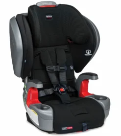 Britax Grow With You ClickTight Plus Harness Booster Car Seat - Jet Safewash (Flame Retardant-Free) [New Version Of The Pinnacle]