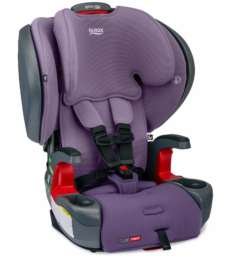 Britax Grow With You ClickTight Plus Harness Booster Car Seat - Purple Ombre 1 Britax Grow With You ClickTight Plus Harness Booster Car Seat - Purple Ombre