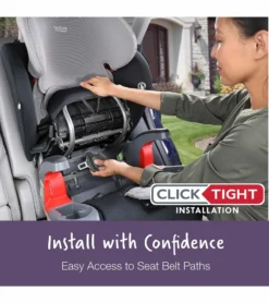 Britax Grow With You ClickTight Plus Harness Booster Car Seat - Purple Ombre 12 Britax Grow With You ClickTight Plus Harness Booster Car Seat - Purple Ombre -Britax || Graco || Maxi-Cosi Shop britax grow with you clicktight plus harness booster car seat purple ombre 84