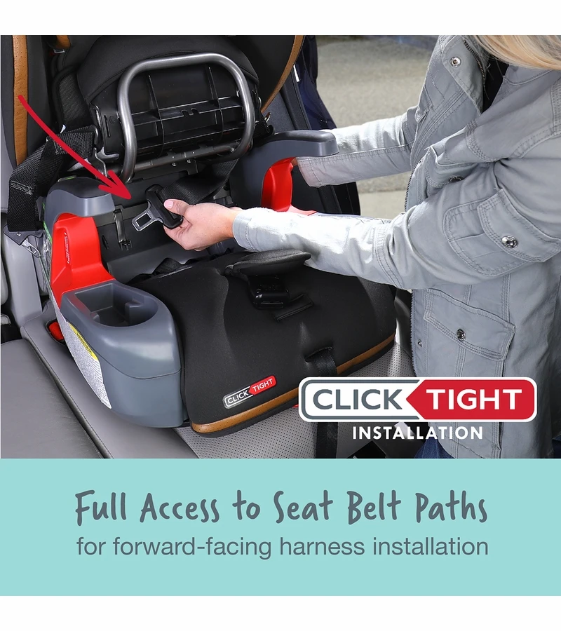 Britax Grow With You ClickTight Premium Harness Booster Car Seat - Ace Black (SafeWash + StayClean) 6 Britax Grow With You ClickTight Premium Harness Booster Car Seat - Ace Black (SafeWash + StayClean) - Image 6