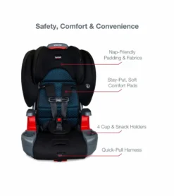 Britax Grow With You Harness Booster Car Seat - Cool Flow Teal [New Version Of The Pioneer] -Britax || Graco || Maxi-Cosi Shop britax grow with you harness booster car seat cool flow teal new version of the pioneer 166