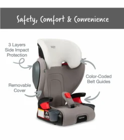 Britax Highpoint 2-Stage Belt Positioning Booster Car Seat - Gray Ombre 9 Britax Highpoint 2-Stage Belt Positioning Booster Car Seat - Gray Ombre -Britax || Graco || Maxi-Cosi Shop britax highpoint 2 stage belt positioning booster car seat gray ombre 149
