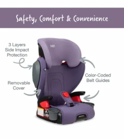 Britax Highpoint 2-Stage Belt Positioning Booster Car Seat - Purple Ombre 9 Britax Highpoint 2-Stage Belt Positioning Booster Car Seat - Purple Ombre -Britax || Graco || Maxi-Cosi Shop britax highpoint 2 stage belt positioning booster car seat purple ombre 164