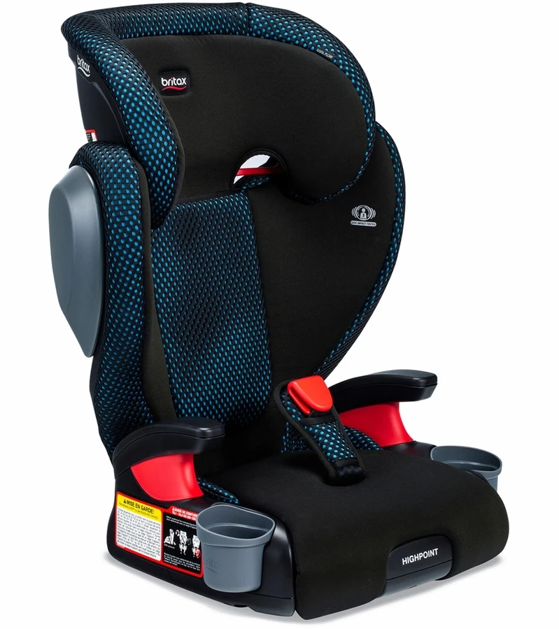 Britax Highpoint High Back Belt Positioning Booster Car Seat - Cool Flow Teal 3 Britax Highpoint High Back Belt Positioning Booster Car Seat - Cool Flow Teal - Image 3