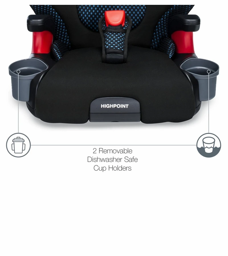 Britax Highpoint High Back Belt Positioning Booster Car Seat - Cool Flow Teal 6 Britax Highpoint High Back Belt Positioning Booster Car Seat - Cool Flow Teal - Image 6