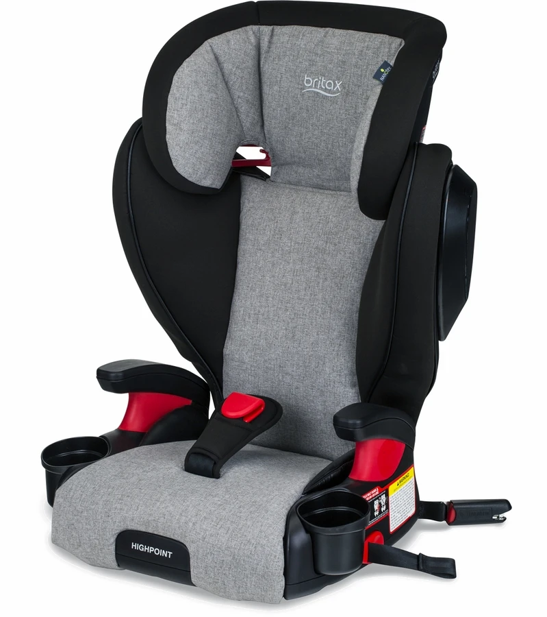Britax Highpoint High Back Belt Positioning Booster Car Seat - Nanotex (Moisture, Odor, And Stain Resistant Fabric) 2 Britax Highpoint High Back Belt Positioning Booster Car Seat - Nanotex (Moisture, Odor, And Stain Resistant Fabric) - Image 2