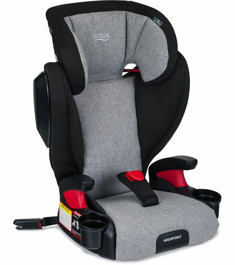Britax Highpoint High Back Belt Positioning Booster Car Seat - Nanotex (Moisture, Odor, And Stain Resistant Fabric) 3 Britax Highpoint High Back Belt Positioning Booster Car Seat - Nanotex (Moisture, Odor, And Stain Resistant Fabric) - Image 3