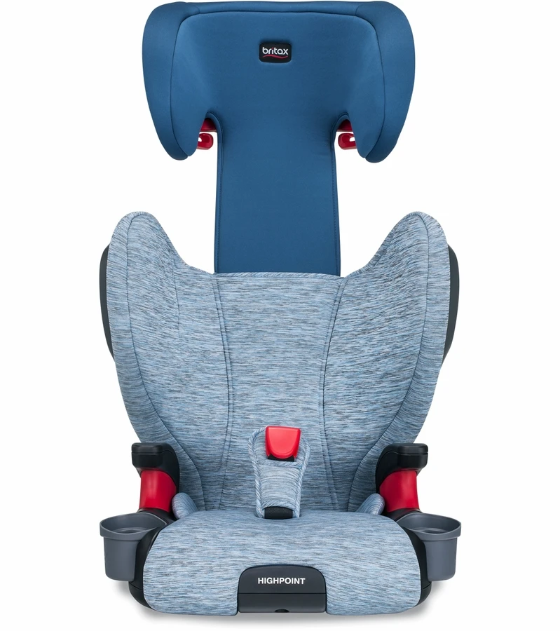 Britax Highpoint High Back Belt Positioning Booster Car Seat - Seaglass 2 Britax Highpoint High Back Belt Positioning Booster Car Seat - Seaglass - Image 2