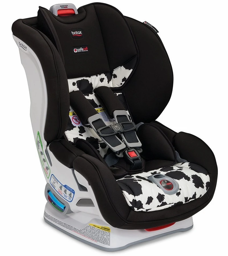 Britax Marathon ClickTight Anti-Rebound Bar Convertible Car Seat - Cowmooflage 3 Britax Marathon ClickTight Anti-Rebound Bar Convertible Car Seat - Cowmooflage - Image 3