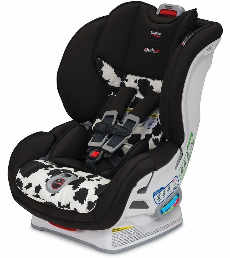 Britax Marathon ClickTight Anti-Rebound Bar Convertible Car Seat - Cowmooflage 5 Britax Marathon ClickTight Anti-Rebound Bar Convertible Car Seat - Cowmooflage - Image 5