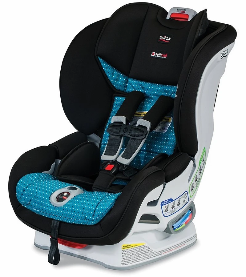 Britax Marathon ClickTight Anti-Rebound Bar Convertible Car Seat - Oasis 5 Britax Marathon ClickTight Anti-Rebound Bar Convertible Car Seat - Oasis - Image 5