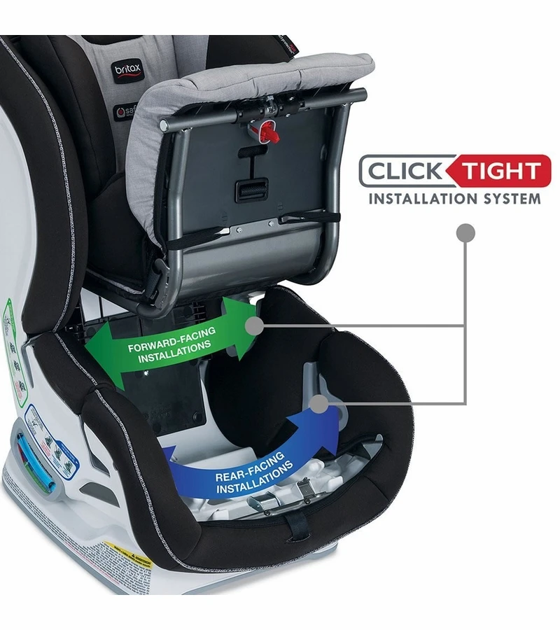 Britax Marathon ClickTight Anti-Rebound Bar Convertible Car Seat - Vue 4 Britax Marathon ClickTight Anti-Rebound Bar Convertible Car Seat - Vue - Image 4