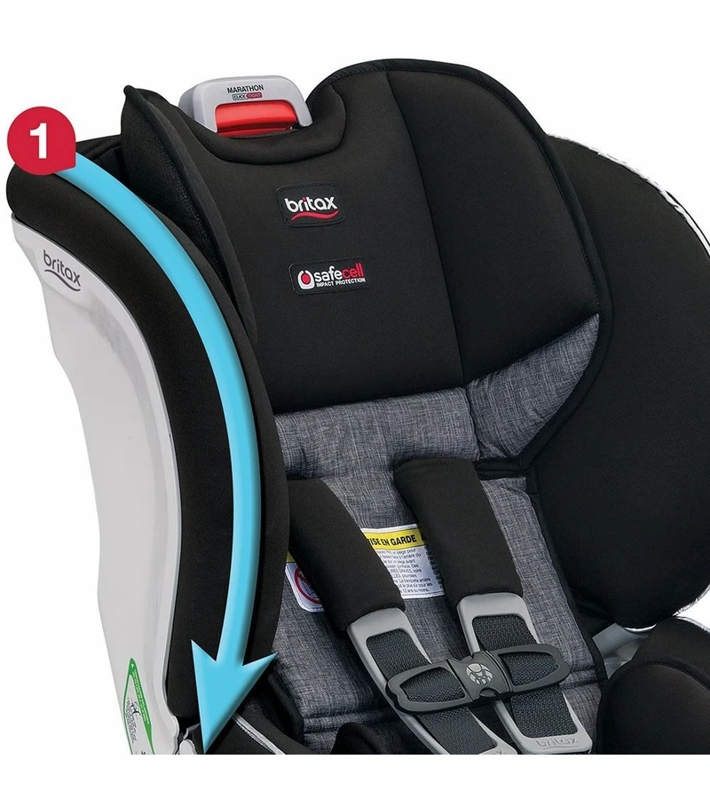 Britax Marathon ClickTight Anti-Rebound Bar Convertible Car Seat - Vue 5 Britax Marathon ClickTight Anti-Rebound Bar Convertible Car Seat - Vue - Image 5