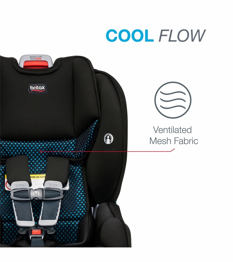 Britax Marathon ClickTight Convertible Car Seat - Cool Flow Teal (Albee Exclusive) 5 Britax Marathon ClickTight Convertible Car Seat - Cool Flow Teal (Albee Exclusive) - Image 5