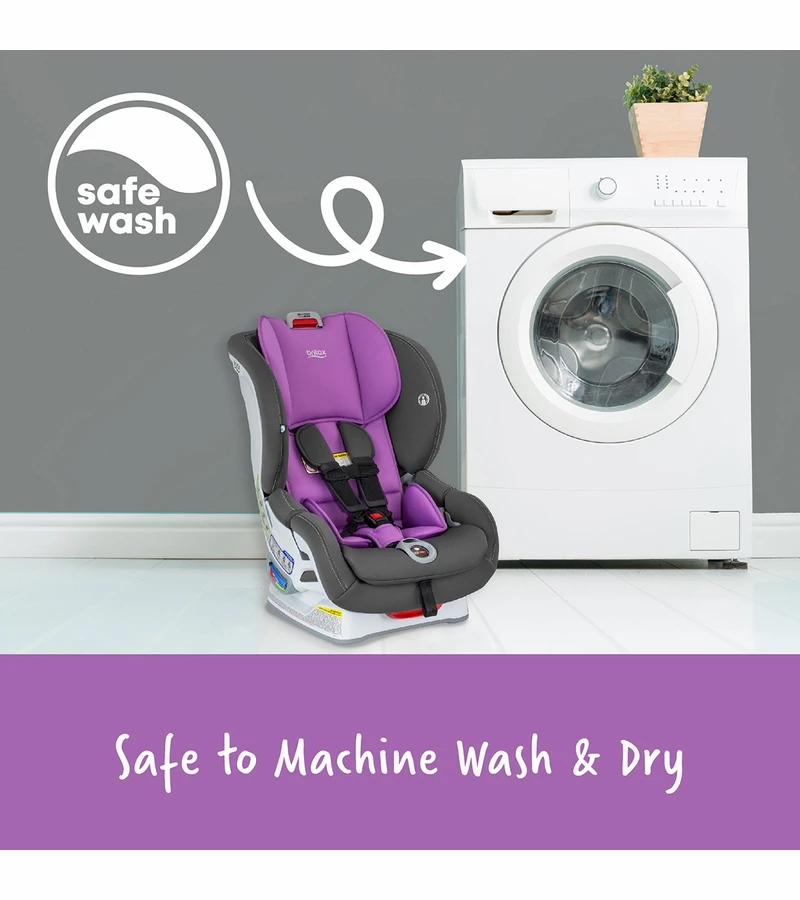 Britax Marathon Clicktight Convertible Car Seat - Mod Purple (SafeWash) 4 Britax Marathon Clicktight Convertible Car Seat - Mod Purple (SafeWash) - Image 4