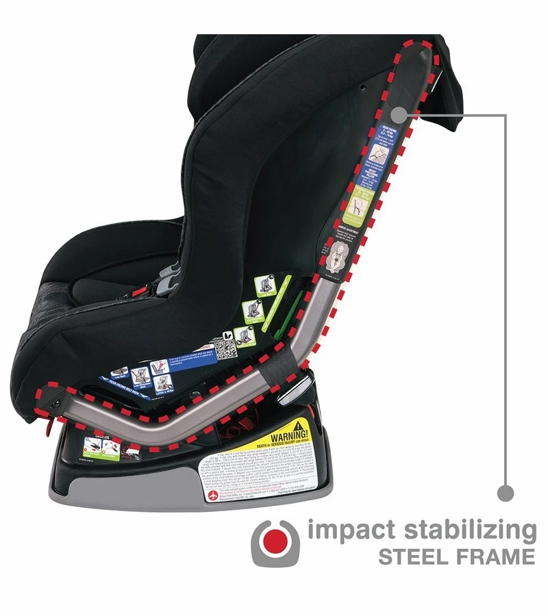 Britax Marathon G4.1 Convertible Car Seat - Silver Cloud 4 Britax Marathon G4.1 Convertible Car Seat - Silver Cloud - Image 4