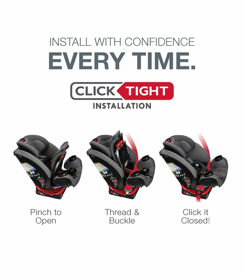 Britax One4Life ClickTight All-in-One Car Seat - Clean Comfort 6 Britax One4Life ClickTight All-in-One Car Seat - Clean Comfort - Image 6